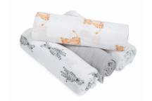 Lot de 4 Maxi Langes Safari