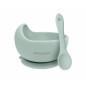 Bol en Silicone Yummy Avec Cuillère Mint