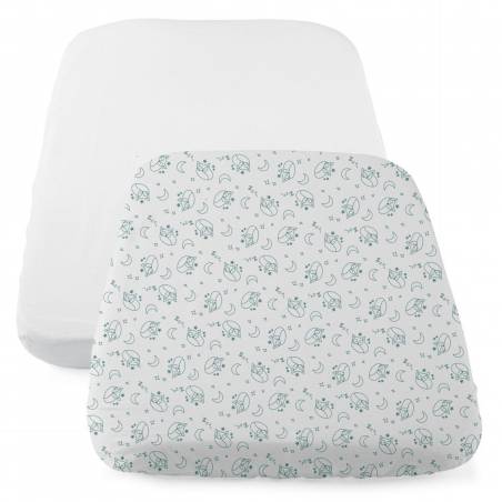 Lot de 2 draps housse Next2Me - Light Blue