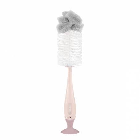 Goupillon Biberon 2 en 1 Rose