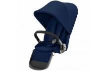 Siège pour poussette Gazelle S châssis Black siège Navy Blue