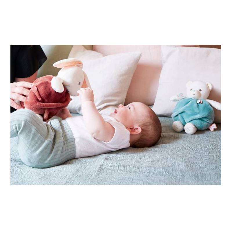 Ours En Peluche Souleiado Vert Et Blanc, 36 Cm, Occasion
