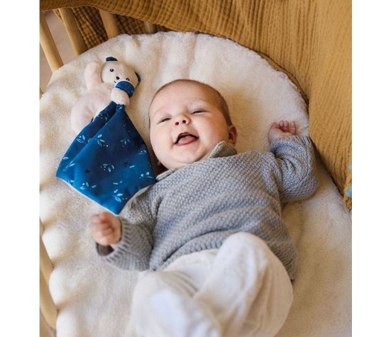Doudou Ours Carré Douceur Noctambule