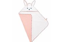 Ma Cape de Bain Lapin Coquelicot