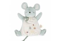 Doudou Marionnette Souris Verte