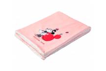 Couverture Bi-matière Minnie Confettis