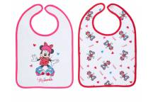 Lot de 2 Bavoirs Minnie