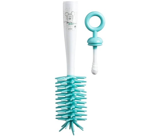 Goupillon en Silicone avec Brosse Tétine Mickey