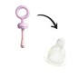 Goupillon en Silicone avec Brosse Tétine Minnie