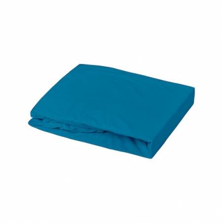 Drap Housse Uni 60x120 Cm - Turquoise - Drap housse BUT