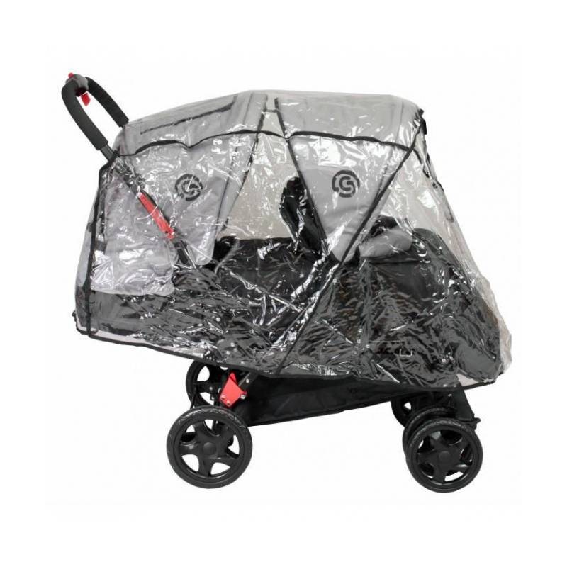 Habillage de pluie pour poussette double BEBE9 REFERENCE, Vente en ligne de  Chancelières et accessoires