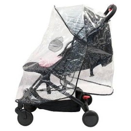 Housse Pluie Transparente Universelle Pour Poussette - 15,7x14,8 Cm - Protection Vent, Pluie, Neige - Aération