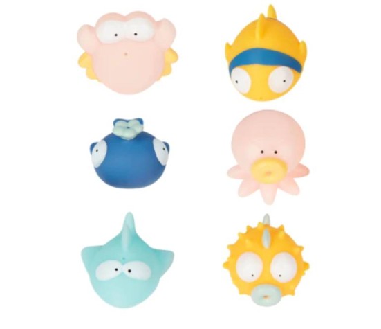 Jouet de Bain Rigolo Spash x6