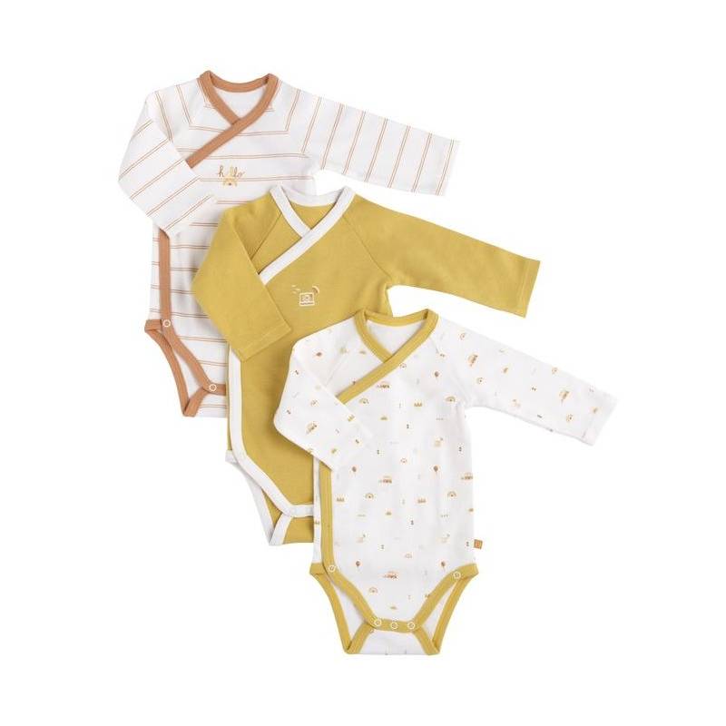 Lot de 3 Bodies Sunlight 1 mois