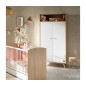 Armoire 2 Portes et 1 Niche Access Bois Blanc Armoire 2 Portes et 1 Niche Access Bois Blanc