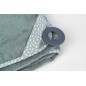 Cape de Bain XL avec anneau de dentition Dry'N Play Green