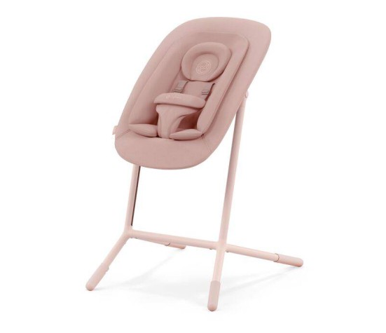 Chaise Haute Lemo 4 en 1 Rose Perle