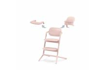 Chaise Haute Lemo 3 en 1 Rose Perle