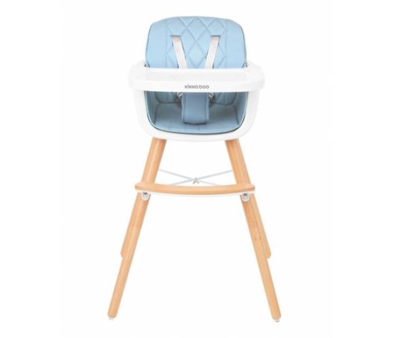 Chaise Haute Woody 2 en 1 Bleu