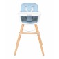 Chaise Haute Woody 2 en 1 Bleu Chaise Haute Woody 2 en 1 Bleu