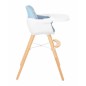 Chaise Haute Woody 2 en 1 Bleu Chaise Haute Woody 2 en 1 Bleu