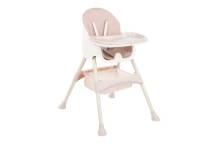 Chaise Haute Brie 2 en 1 Rose