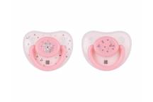 Lot de 2 Sucettes Savanna Rose 6-18 mois