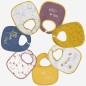 Lot de 7 Bavoirs 1er Age - Flowers Lot de 7 Bavoirs 1er Age - Flowers