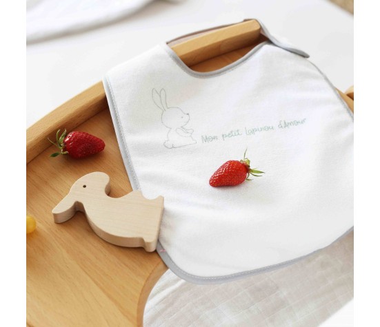 Lot de 5 Bavoirs Naissance - Milky Baby