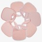 Lot de 7 Bavoirs Naissance Rose Lot de 7 Bavoirs Naissance Rose
