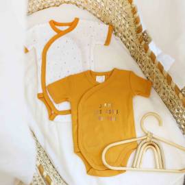 Bodies manches sales courtes croisés