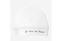 Bonnet de Naissance Blanc