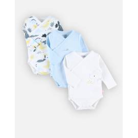 Set Body + Bavoir Bebe Garçon