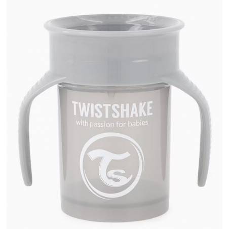 Tasse à Paille Twistshake Anti-fuites 360ml 6m+ Pearl Champagne au