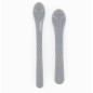 Lot de 2 Cuillères 4 mois+ Gris