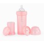 Biberon Anti-Colique 260ML Rose Pastel
