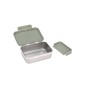 Boîte à Goûter Inox - Happy Prints Olive