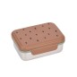 Boîte à Goûter Inox - Happy Prints Caramel Boîte à Goûter Inox - Happy Prints Caramel