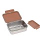 Boîte à Goûter Inox - Happy Prints Caramel Boîte à Goûter Inox - Happy Prints Caramel