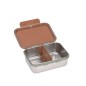Boîte à Goûter Inox - Happy Prints Caramel Boîte à Goûter Inox - Happy Prints Caramel