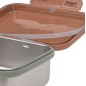 Boîte à Goûter Inox - Happy Prints Caramel Boîte à Goûter Inox - Happy Prints Caramel