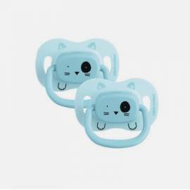 Sucette physiologique silicone Funny Animals 18 à 36 mois BEBE