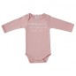 Body Manches Longues "La perfection n'existe pas" Rose 6 mois Body Manches Longues "La perfection n'existe pas" Rose 6 mois