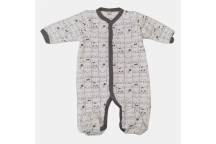 Pyjama Dors Chat Gris - 0 mois