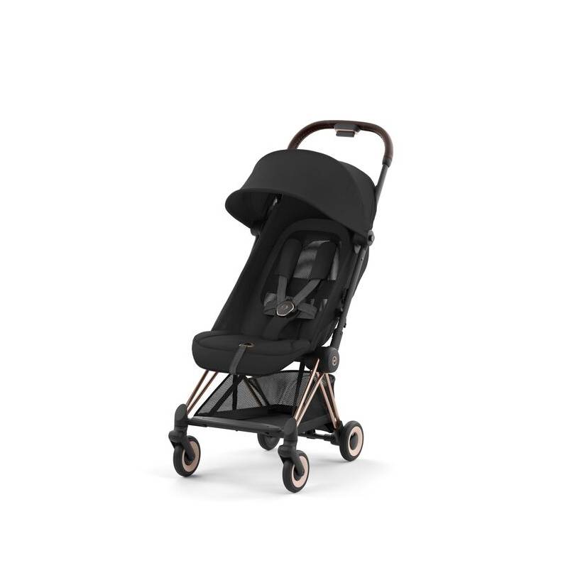 Poussette noir et rose outlet