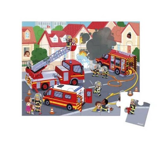 Puzzle Pompiers - 24 Pièces