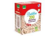 Jeu de Construction Batibloc Classic - 200 Planchettes en Bois