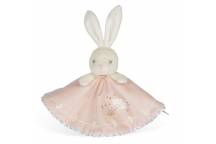 Doudou Lapin Rond Rose