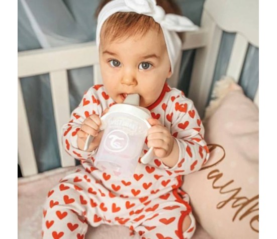 Tasse D'Apprentissage Mini Cup Blanc 230ML - 4M+