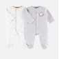 Lot de 2 Pyjama Babou & Kendi Clair/Ecru 0 mois Lot de 2 Pyjama Babou & Kendi Clair/Ecru 0 mois